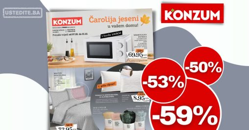 Konzum katalog SVE ZA DOM 7.9-1.10.2023.