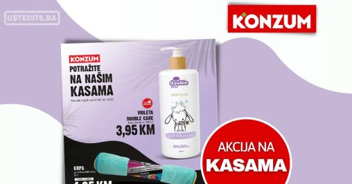 Konzum AKCIJA NA KASAMA 7-10.9.2023.