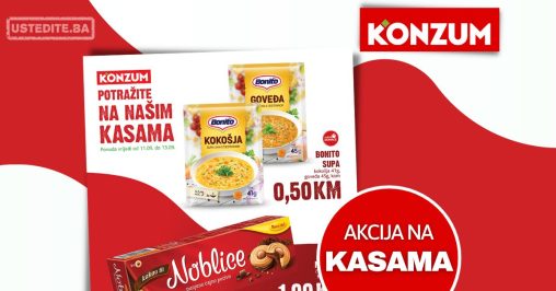 Konzum AKCIJA NA KASAMA 11-13.9.2023.