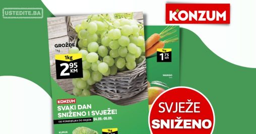 Konzum akcija SVJEŽA PONUDA