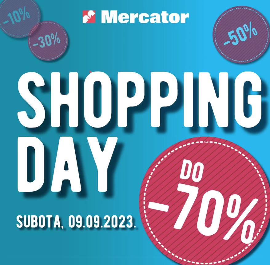 Mercator SHOPPING DAY - SNIŽENJE do 70%