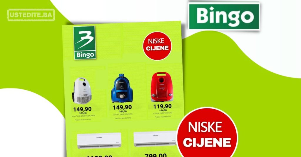 Bingo SNIŽENJE TEHNIKA - online shop - akcija do 15.10.2023.