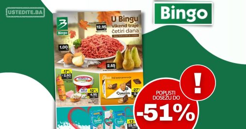 Bingo vikend akcija 28.9-1.10.2023.