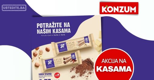 Konzum AKCIJA NA KASAMA 16-18.10.2023.