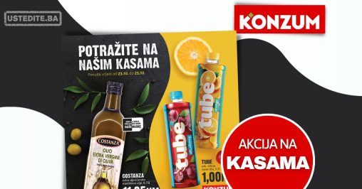 Konzum AKCIJA NA KASAMA 23-25.10.2023.