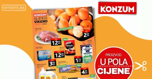 Konzum vikend akcija 5-8.10.2023.