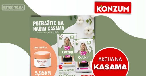 Konzum AKCIJA NA KASAMA 5-8.10.2023.