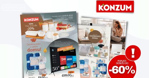 Konzum katalog JESEM U VAŠEM DOMU 9-29.10.2023.