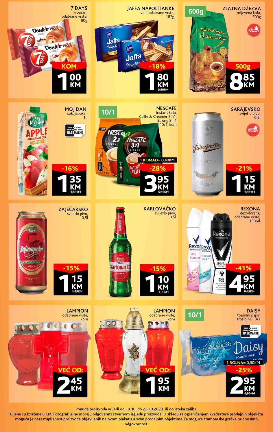 Konzum vikend akcija 19-22.10.2023. - ustedite.ba