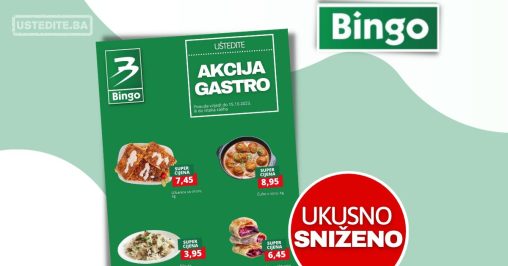 Bingo akcija GASTRO - sniženje do 15.10.2023.