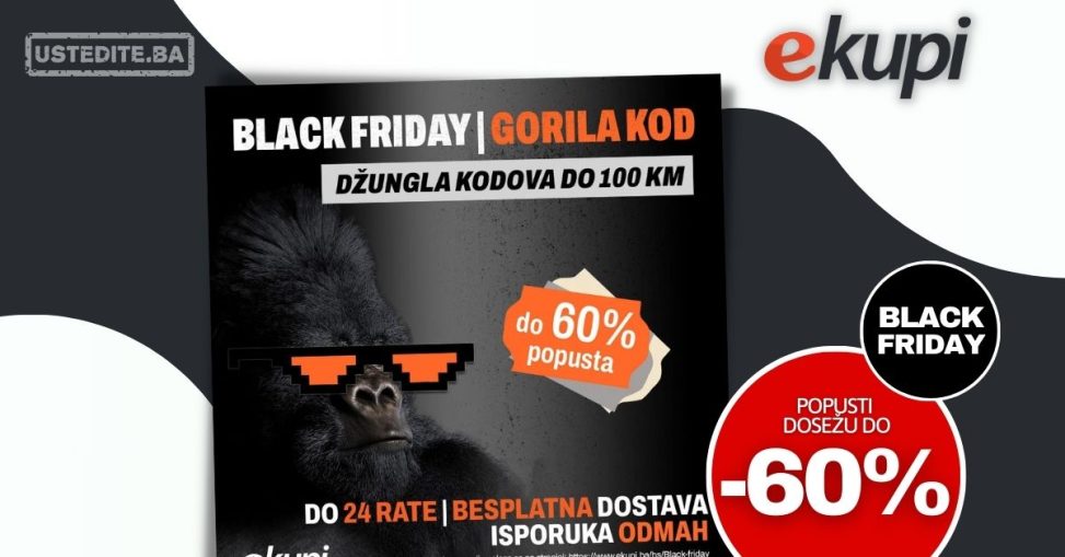 eKupi Black Friday - POPUSTI I DO 60%