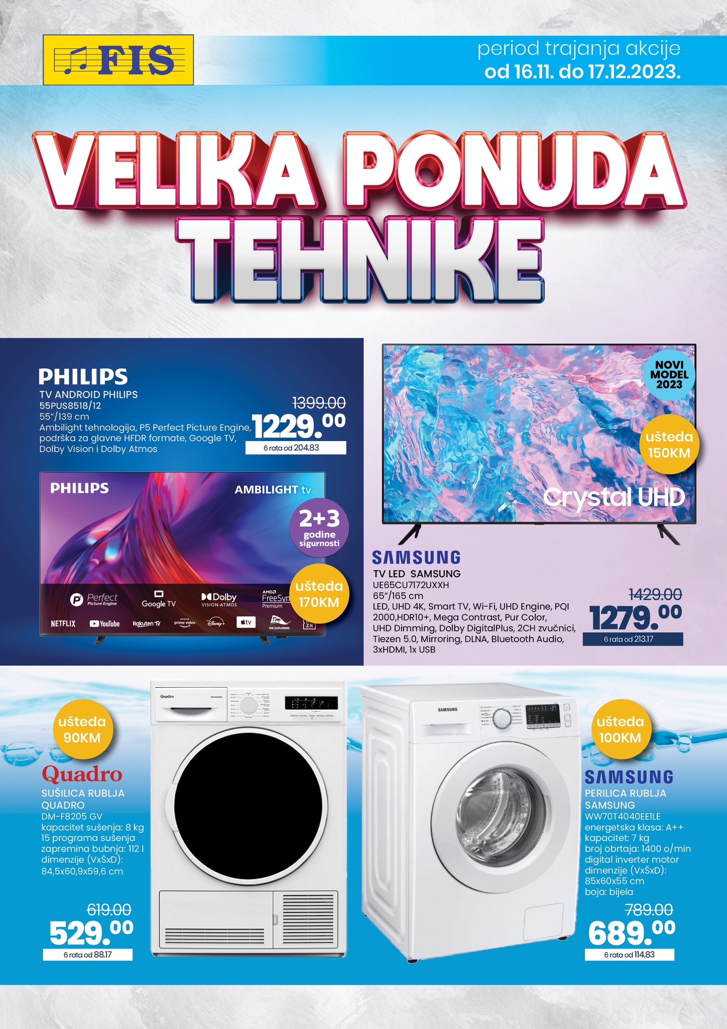 Fis katalog VELIKA PONUDA TEHNIKA 16.11-17.12.2023.