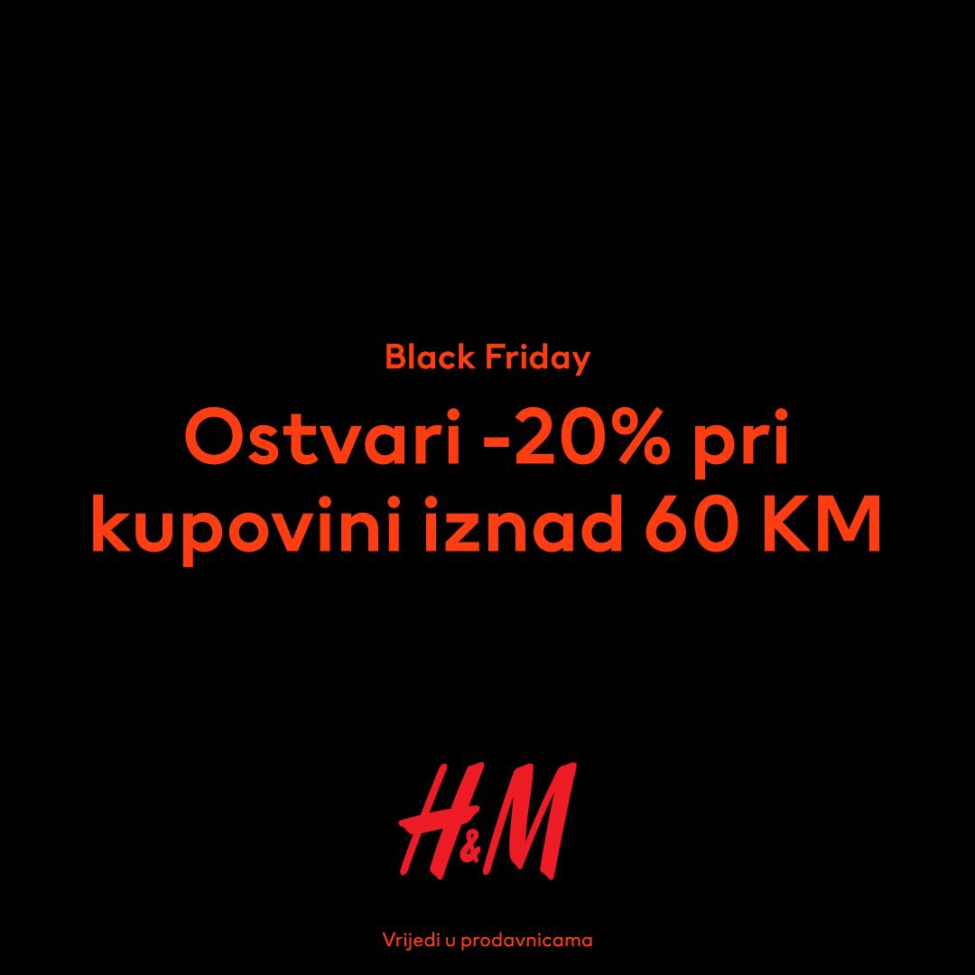 H&M BLACK FRIDAY - akcija do 26.11.2023. 