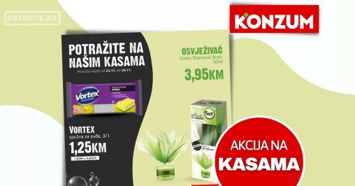 Konzum AKCIJA NA KASAMA 23-26.11.2023.