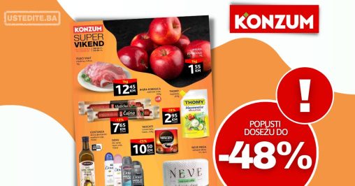 Konzum vikend akcija 2-5.11.2023.