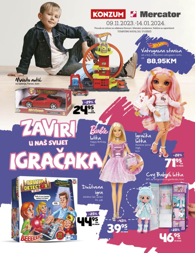 Konzum katalog IGRAČKE 9-14.1.2024.