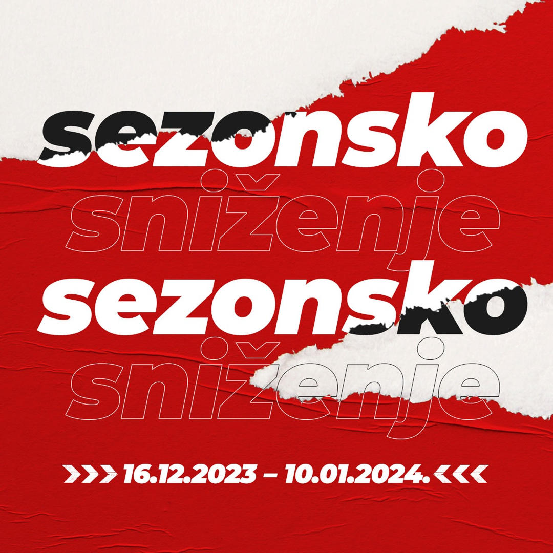 Sport Vision SEZONSKO SNIŽENJE 16.12.2023-10.1.2024. 
