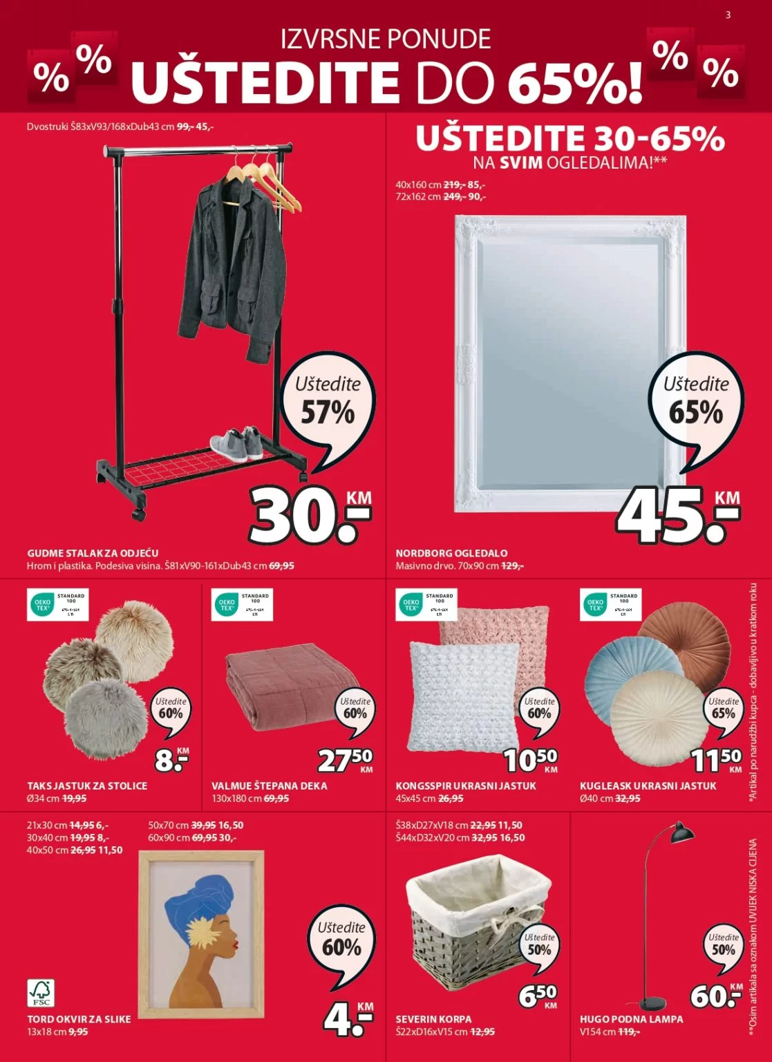 Jysk katalog RASPRODAJA 21.12.20233.1.2024. ustedite.ba