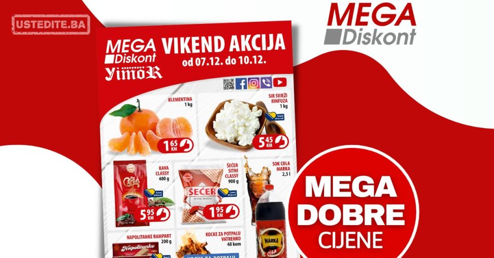 Mega Diskont vikend akcija 7-10.12.2023.