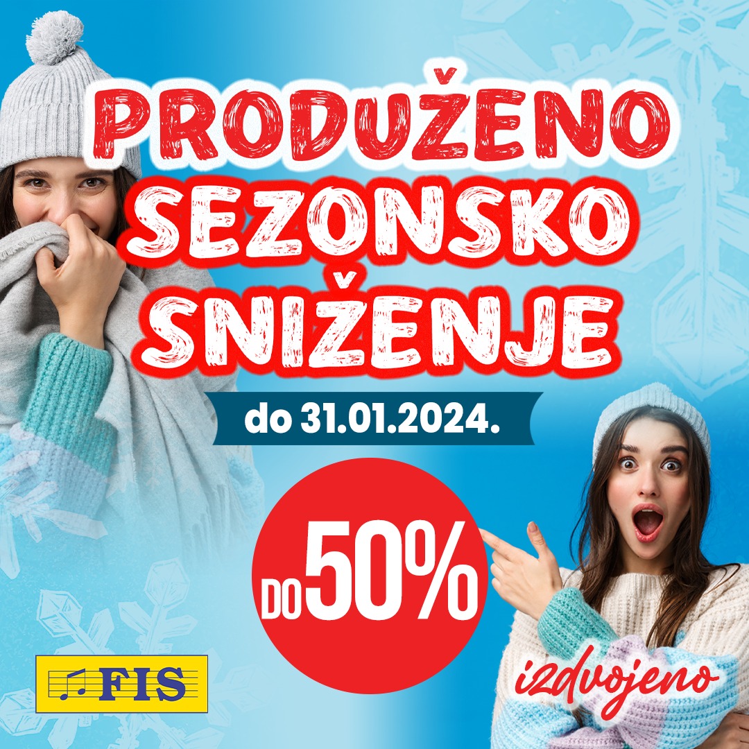 Fis SEZONSKO SNIŽENJE - PREODUŽENO DO 31.1.2024.