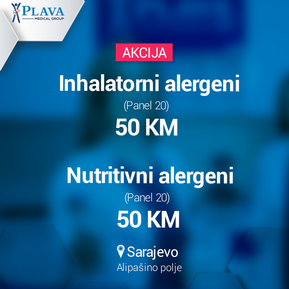 Plava Polikinika AKCIJA LABORATORIJSKE ANALIZE - sniženje do 29.2.2024.Plava Polikinika AKCIJA LABORATORIJSKE ANALIZE - sniženje do 29.2.2024.