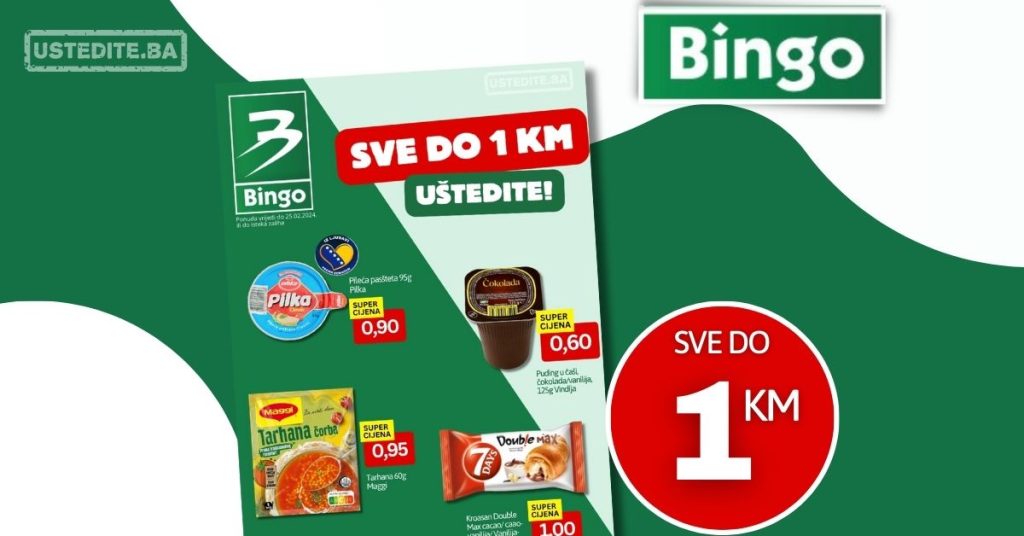 Bingo SVE DO 1 KM