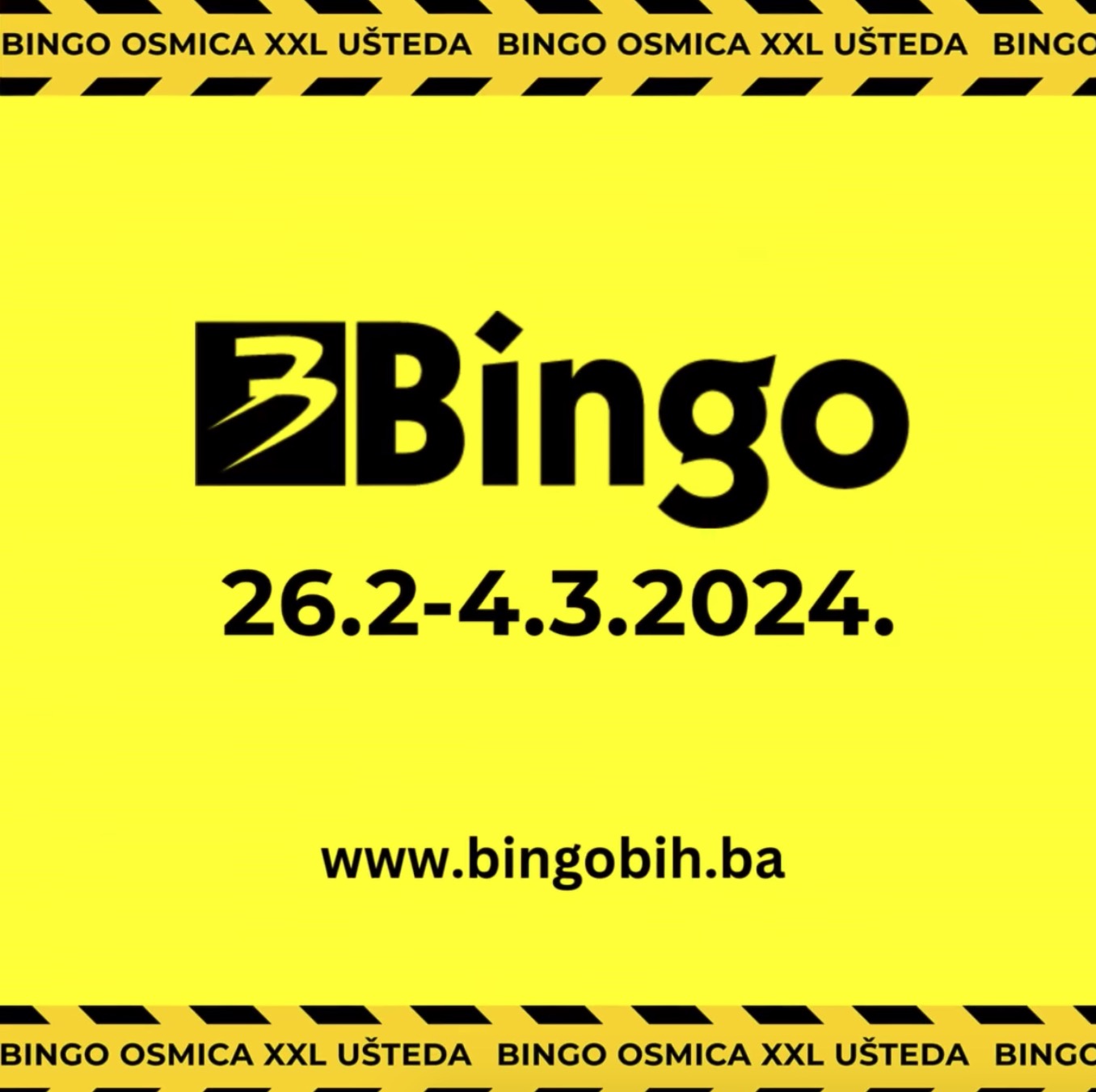 Bingo osmica XXL ušteda 26.2-4.3.2024.