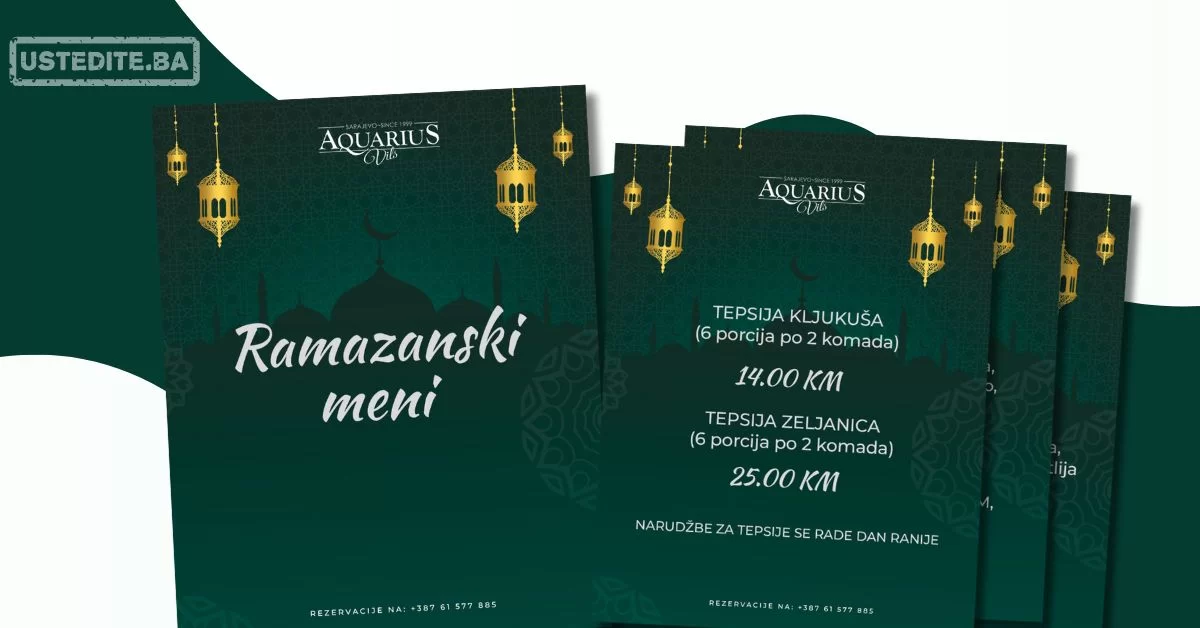 Aquarius IFTARSKI MENI 📍Sarajevo ustedite.ba