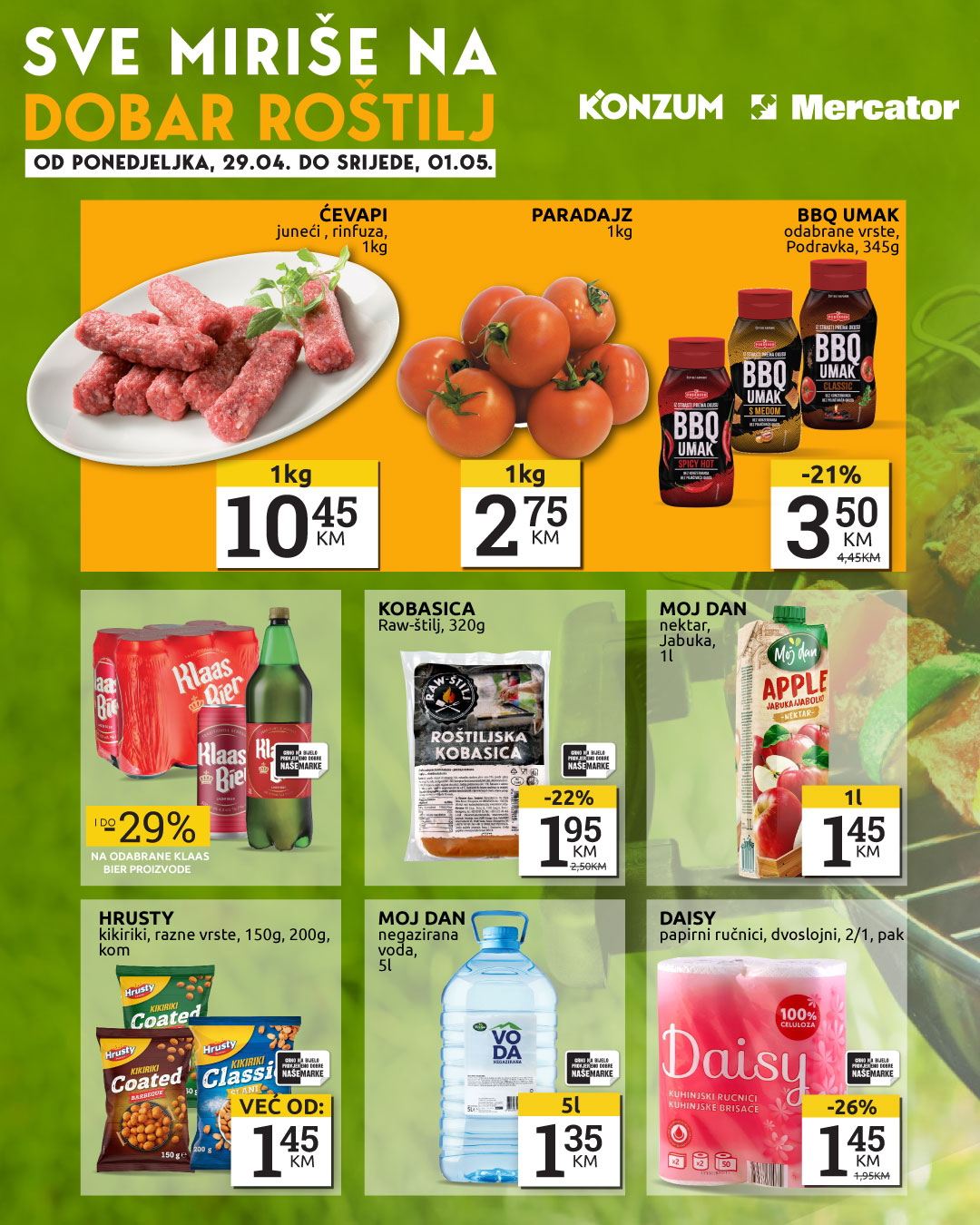 Konzum akcija 29.4-1.5.2024. 