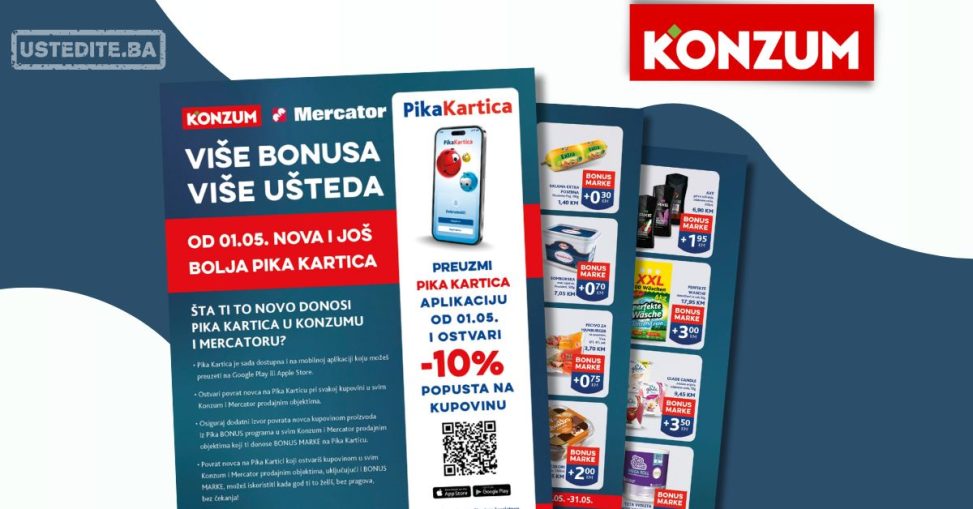 Konzum PIKAKARTICA 1-31.5.2024.