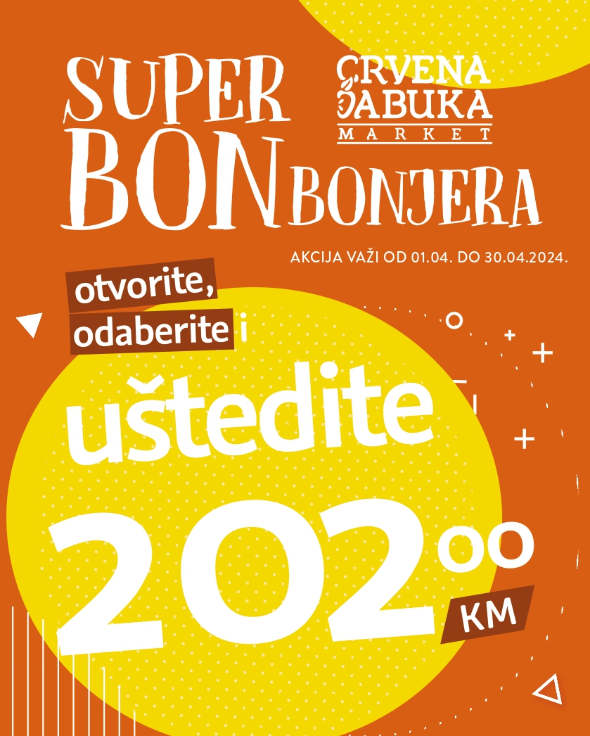 Crvena jabuka katalog SUPER BONBONJERA 1-30.4.2024.