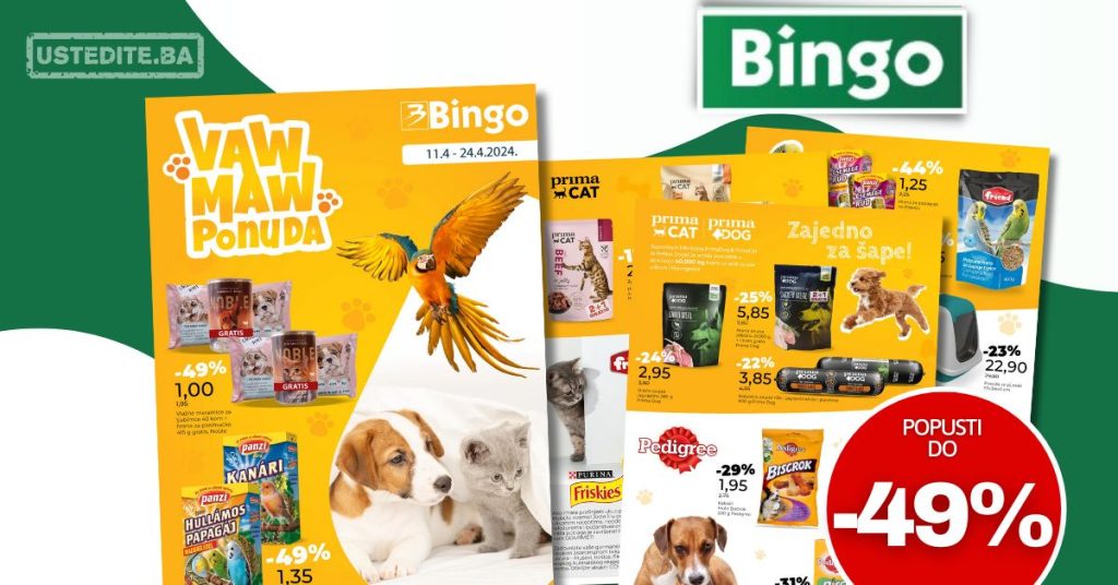 Bingo katalog Kućni ljubimci 11-24.4.2024.