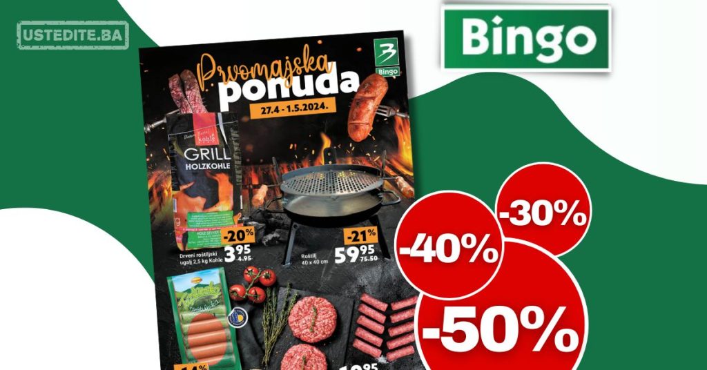 Bingo katalog PRVOMAJSKA PONUDA 27.4-1.5.2024.