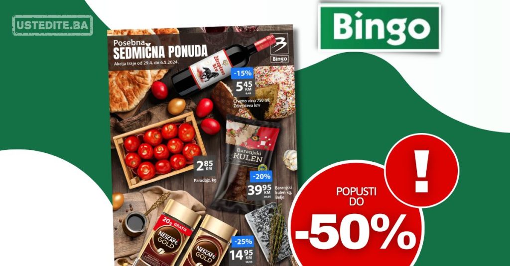Bingo katalog SEDMIČNA PONUDA 29.4-6.5.2024.
