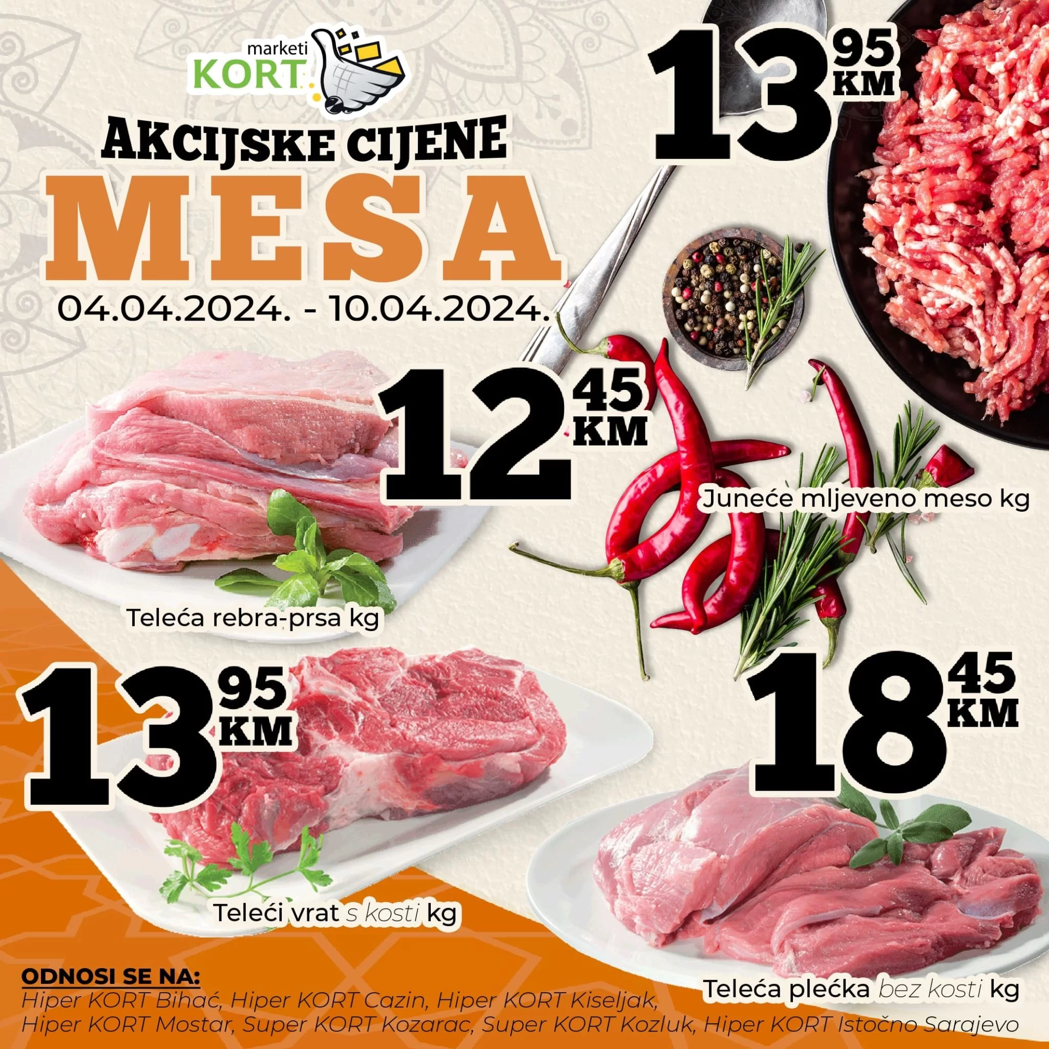 Kort katalog BAJRAMSKA AKCIJA 4-10.4.2024. - ustedite.ba