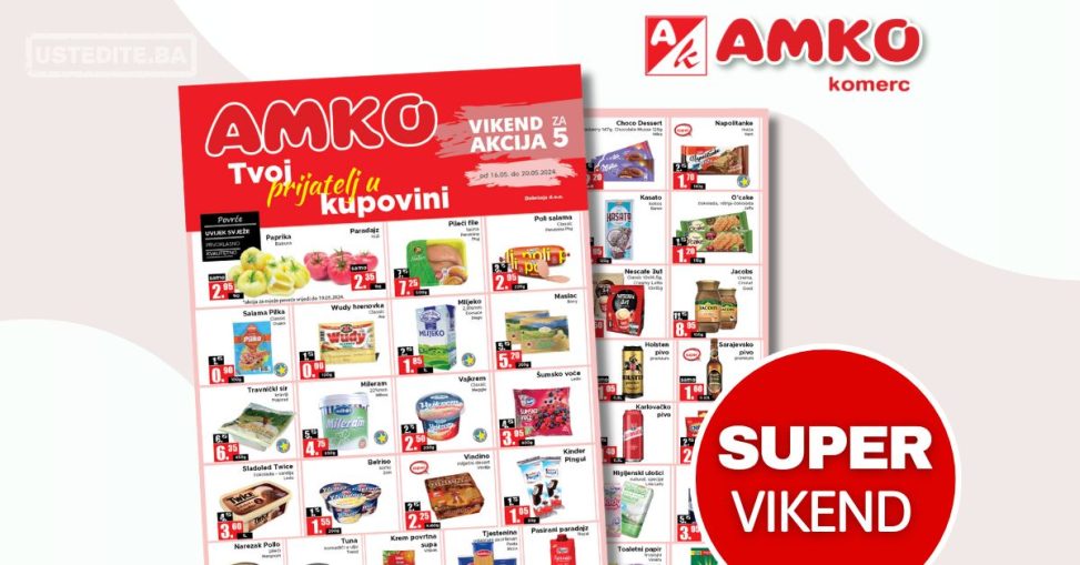 Amko vikend akcija 16-20.5.2024.