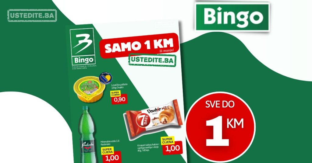 Bingo SVE DO 1 KM!