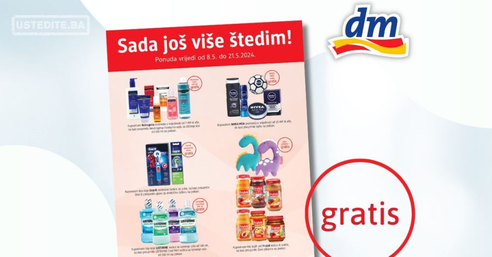 dm GRATIS - Sada još više štedim