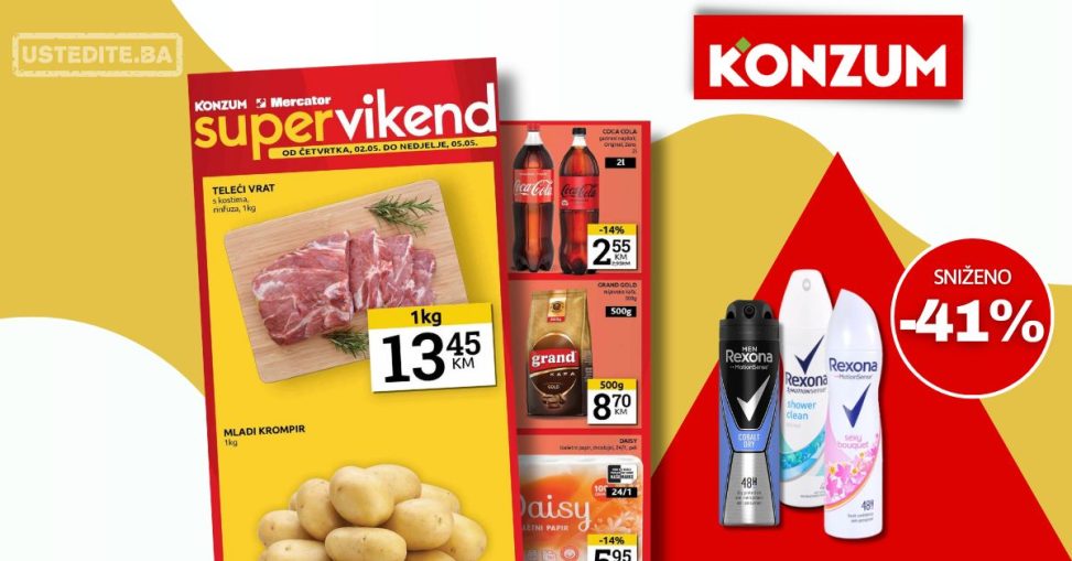 Konzum vikend akcija 2-25.5.2024.