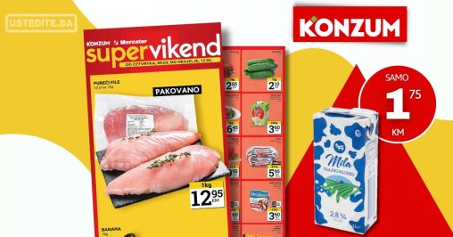 Konzum vikend akcija 9-12.5.2024.