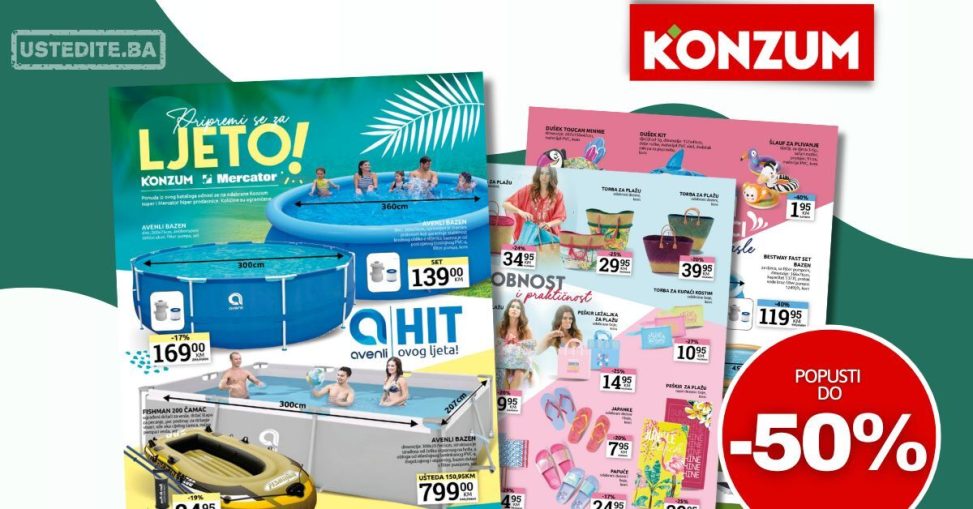 Konzum katalog SVE ZA LJETO 9.5-1.9.2024.