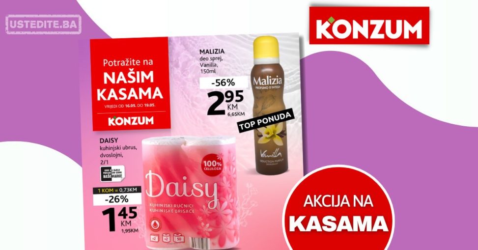 Konzum AKCIJA NA KASAMA