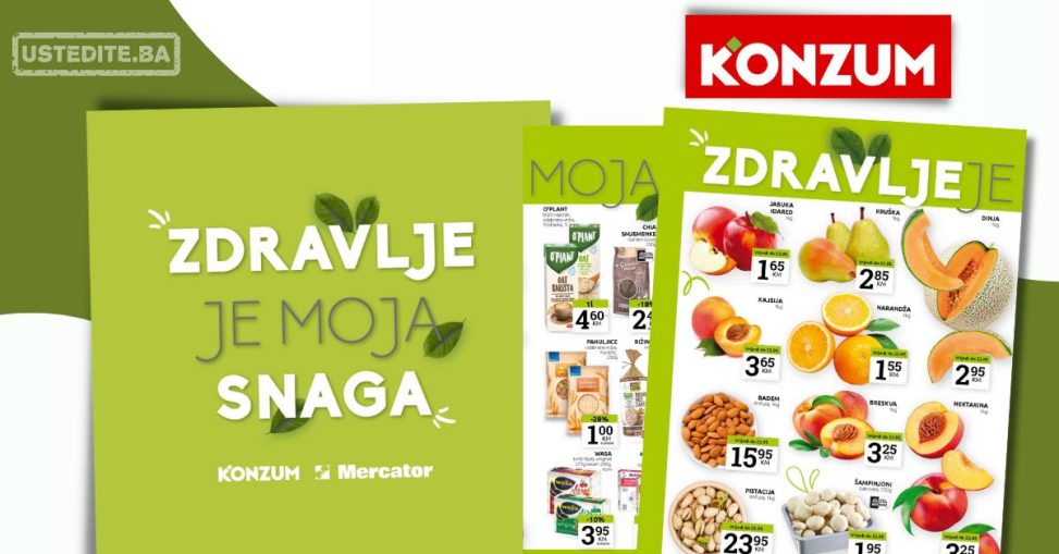 Konzum katalog SVJEŽA PONUDA - sniženje do 2.6.2024.