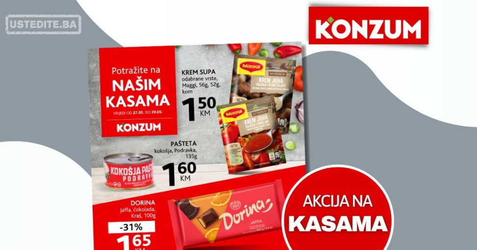 Konzum AKCIJA NA KASAMA