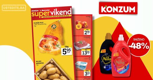 Konzum vikend akcija 30.5-2.6.2024.