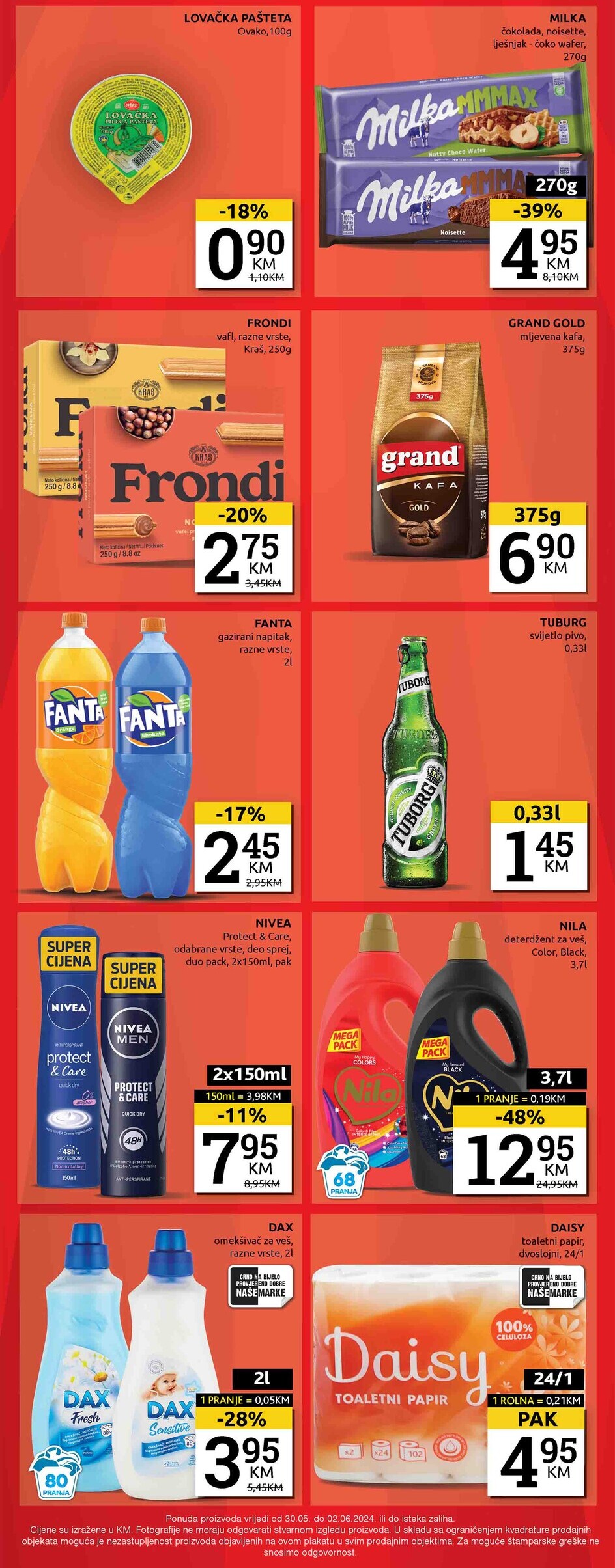 Konzum vikend akcija 30.5-2.6.2024.