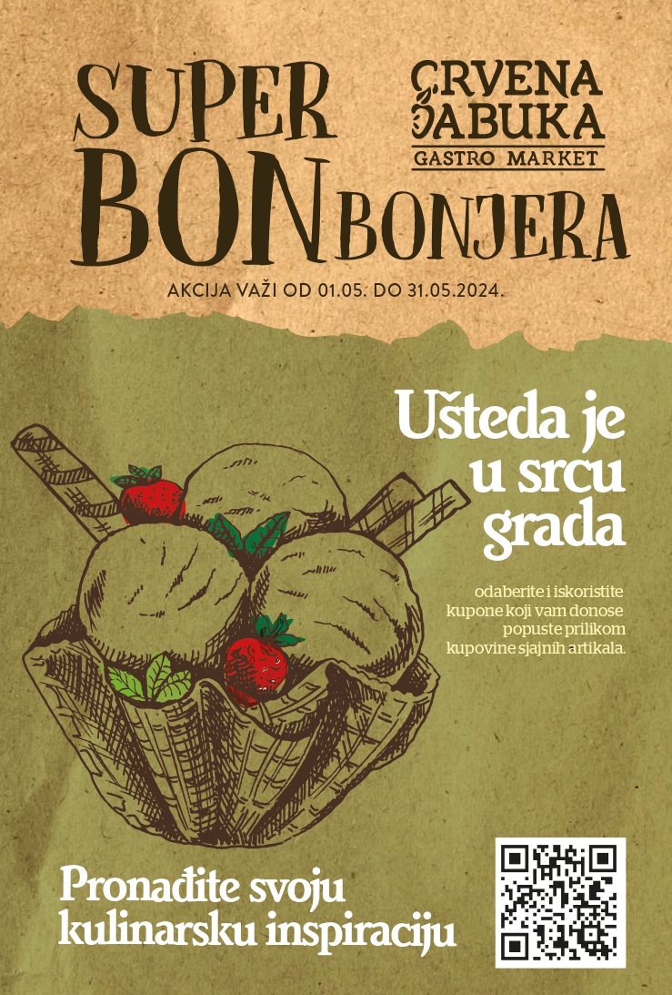 Crvena jabuka GASTRO MARKET SUPER BONbonjera 1-31.5.2024.