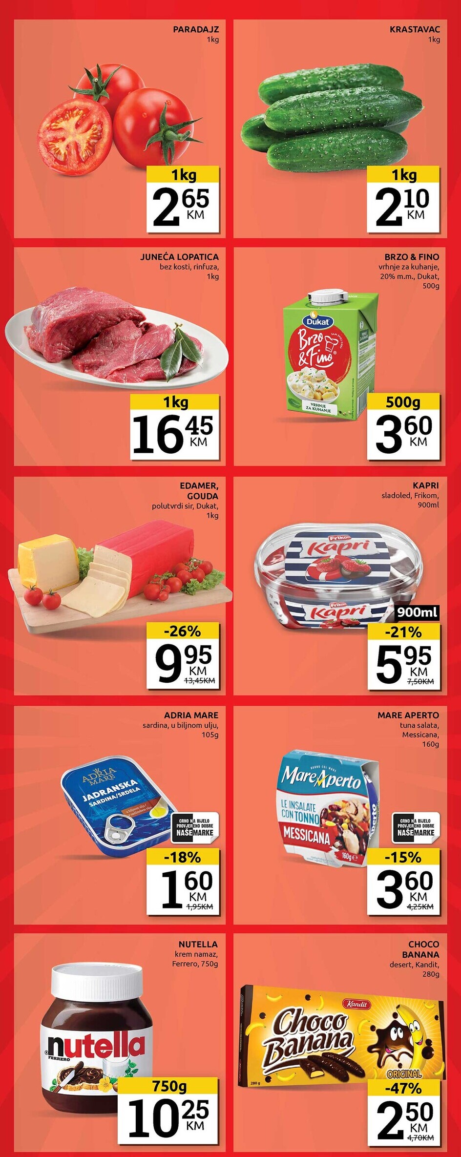 Konzum vikend akcija 9-12.5.2024.