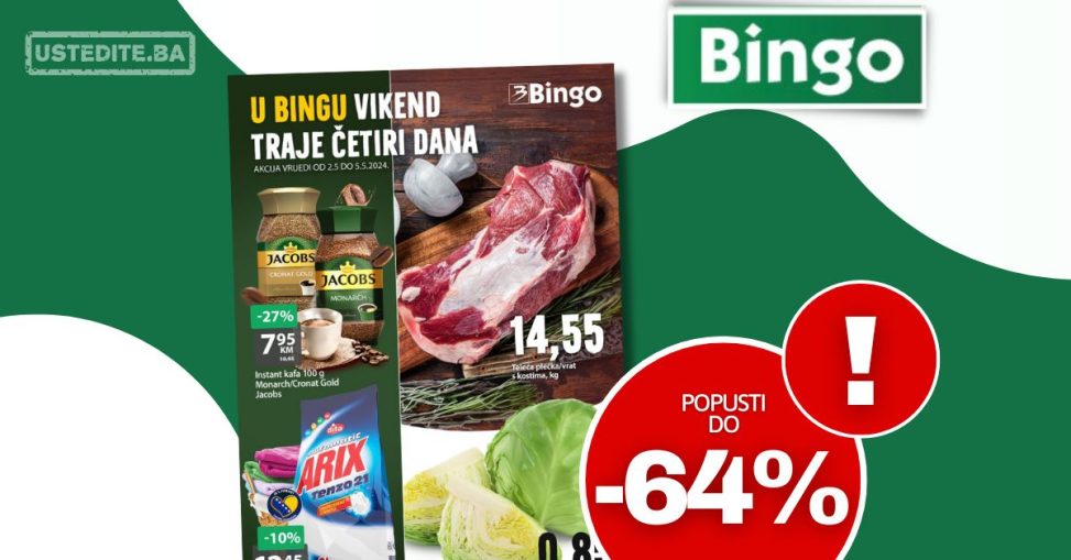 Bingo vikend akcija 2-5.5.2024.