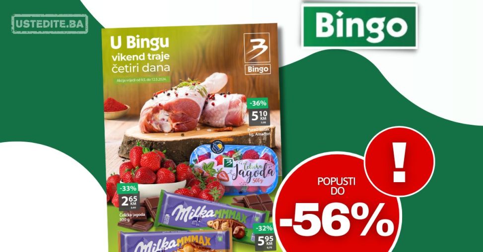 Bingo vikend akcija 9-12.5.2024.